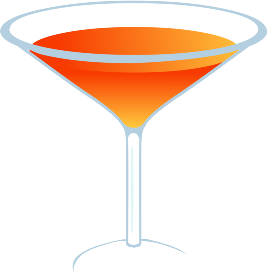 534 X 749 2 - Martini Glass Clipart (534x749), Png Download