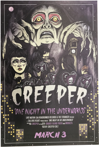 Creeper One Night In The Underworld Poster - Creeper Band Clipart (600x600), Png Download