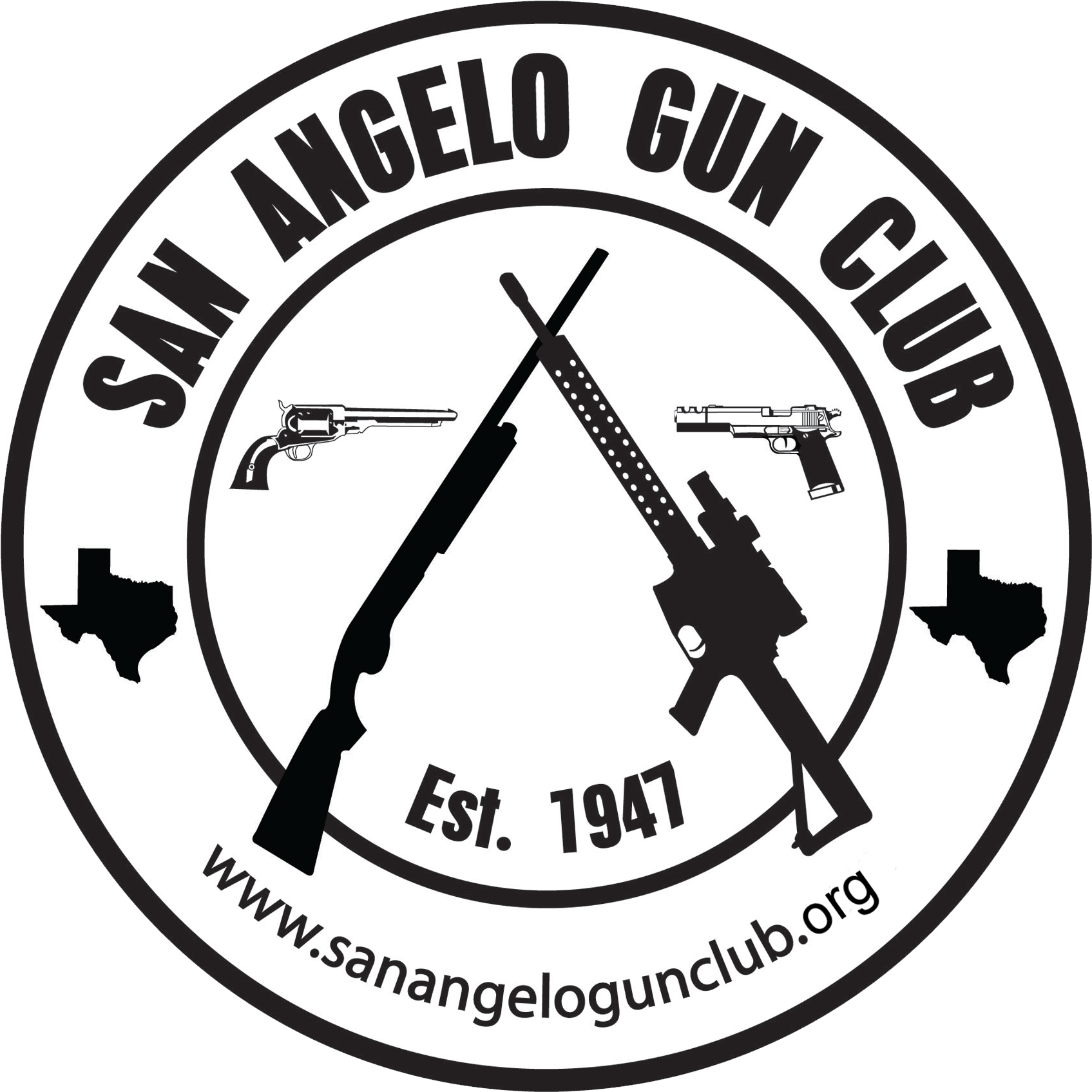 San Angelo Gun Club - Crooks & Castles Logo Clipart (1800x1800), Png Download