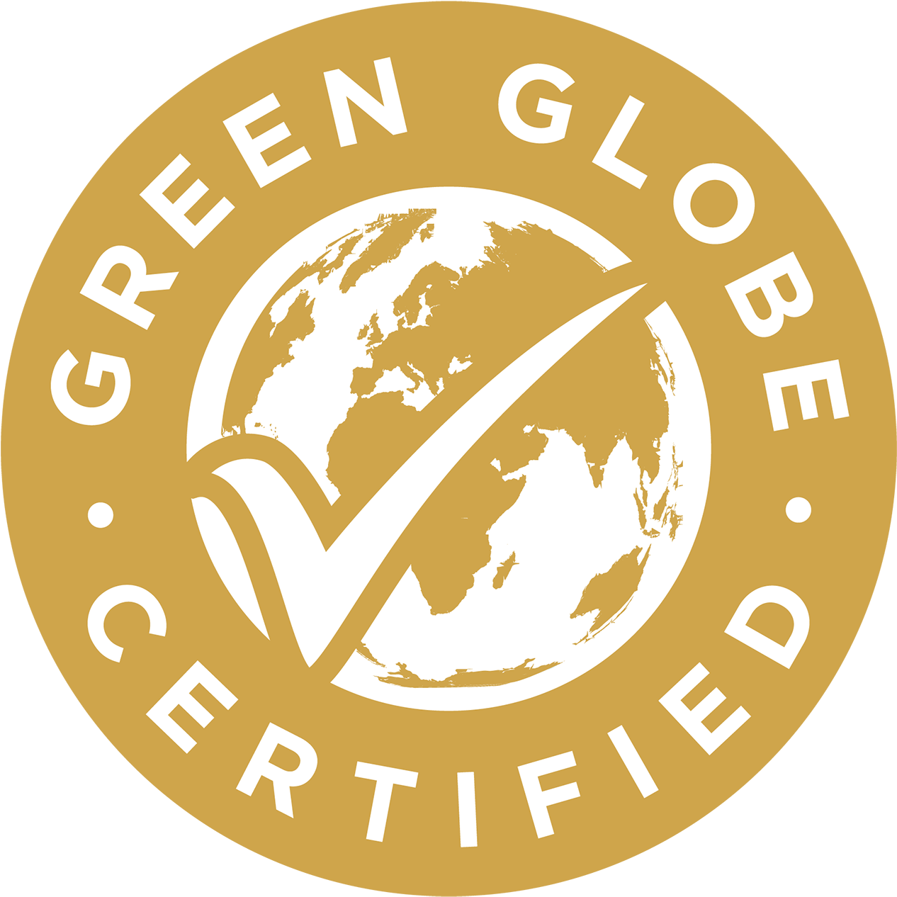 Green Globe Gold Logo - Green Globe Company Standard Clipart (1287x1296), Png Download