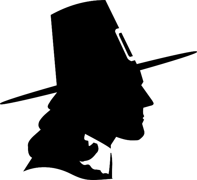 Pilgrim Free Clipart - Puritan Clipart - Png Download (640x586), Png Download