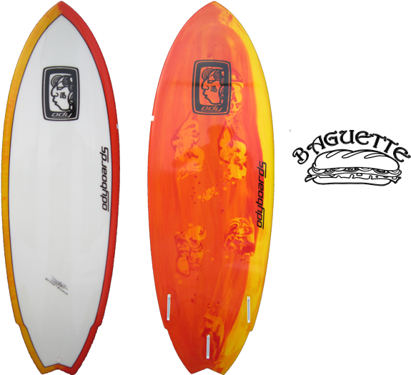 Baguetteshop - Surfboard Clipart (1000x1000), Png Download