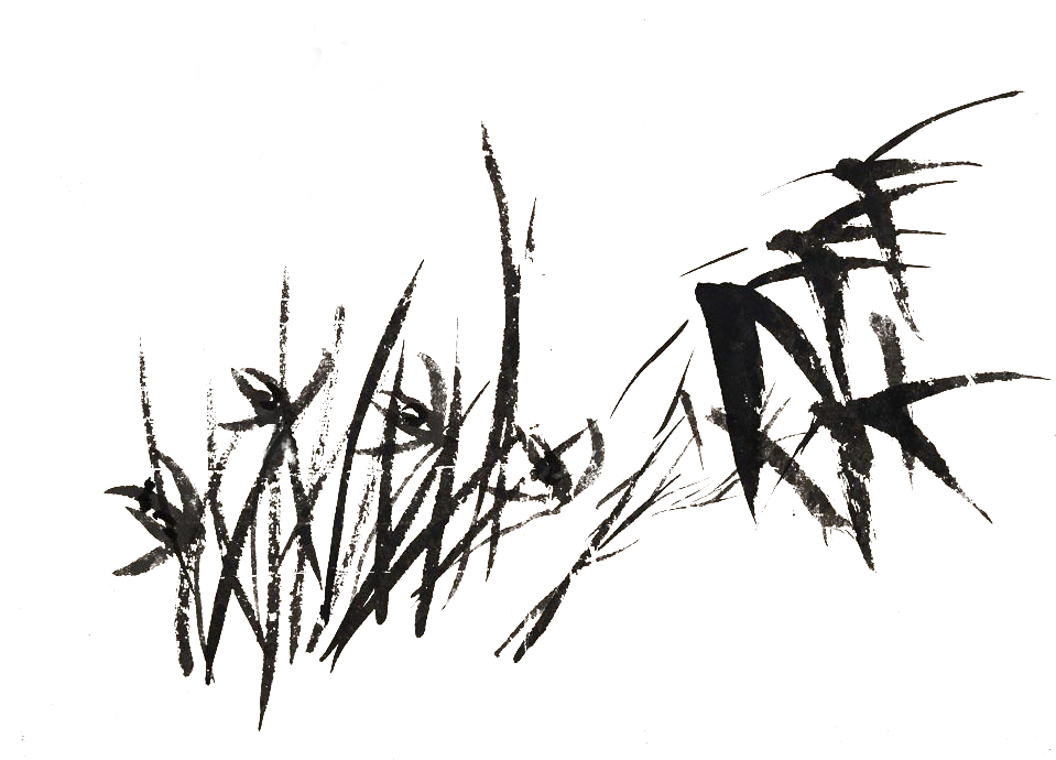 Ink Wash Painting Bamboo Chinese Painting Artist , - Black And White Bamboo Painting Clipart (959x690), Png Download