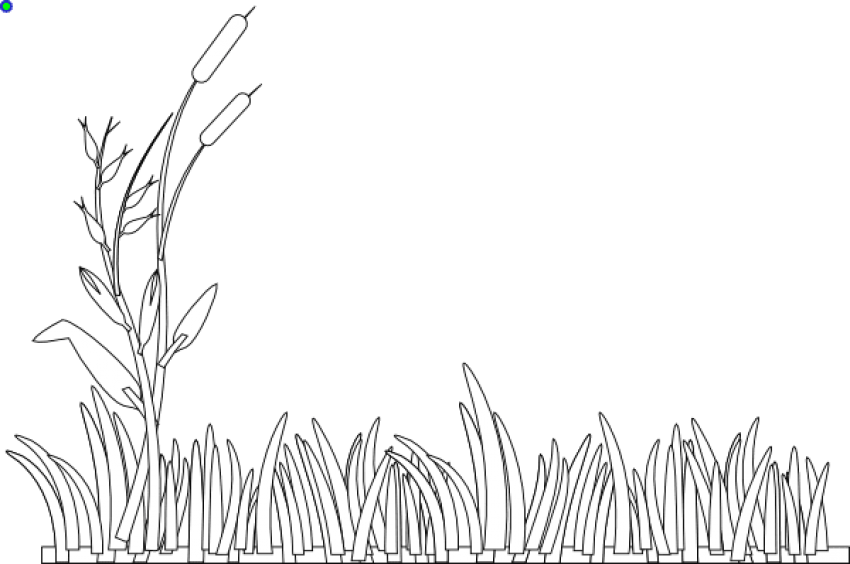 Free Png Download Grass Black And White Png Images - Grass Black And White Clip Art Transparent Png (850x564), Png Download