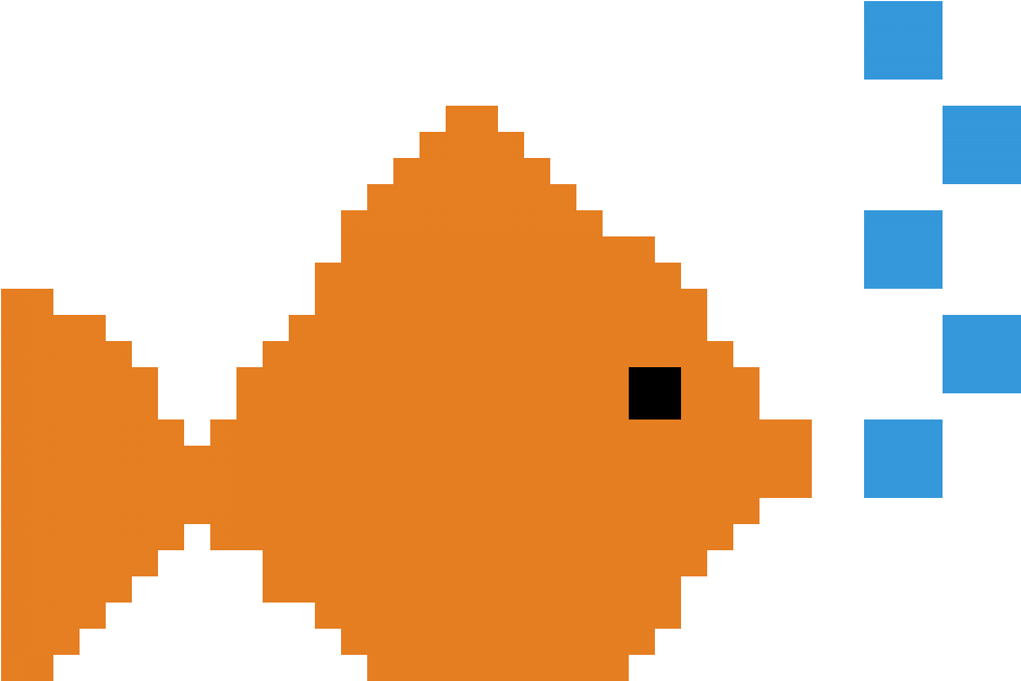 Nemo - Chara Face Pixel Art Clipart (1200x1200), Png Download