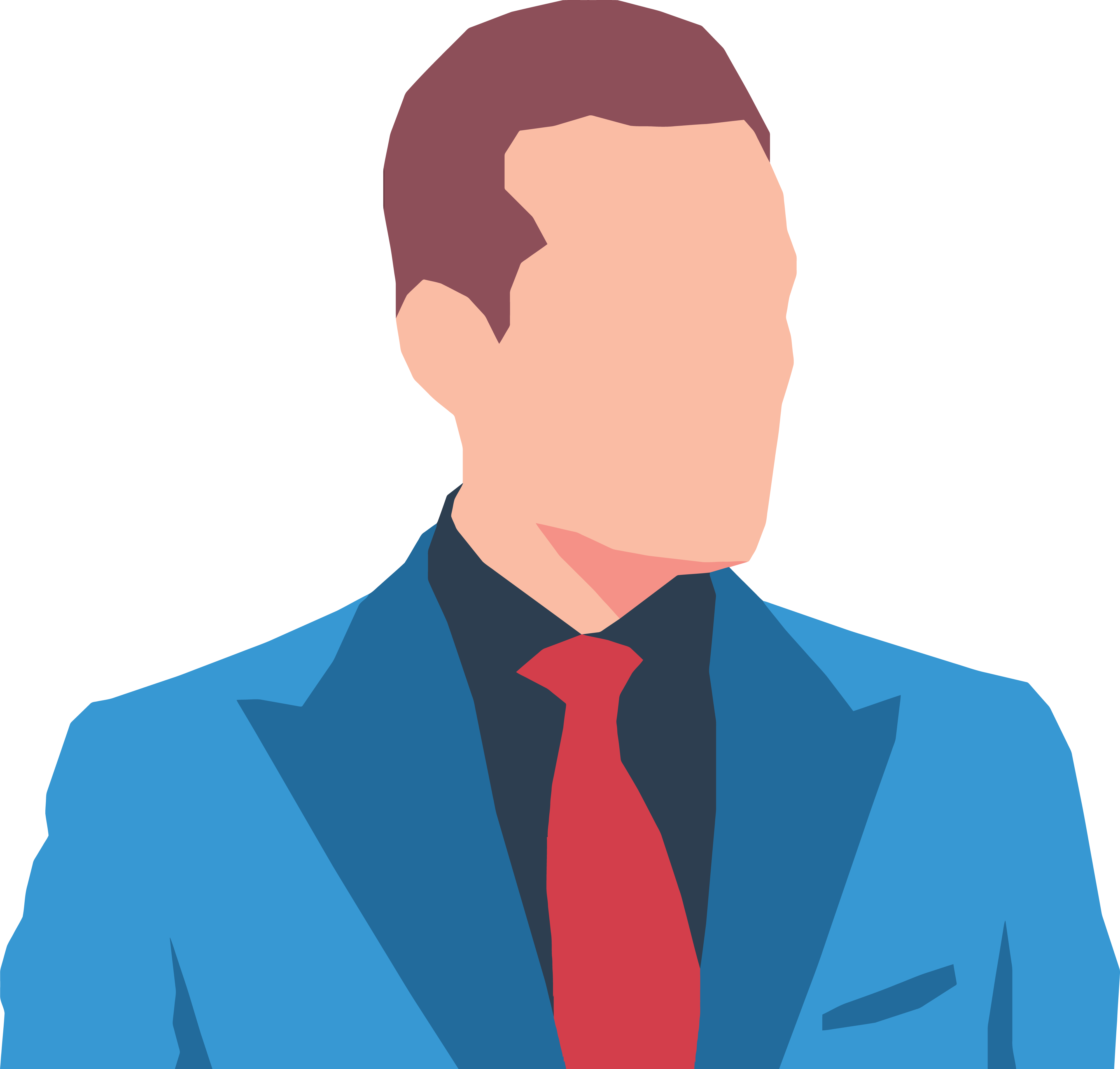 Free Clipart Of A Faceless Business Man Avatar - Business Man Free Clipart - Png Download (4000x3818), Png Download