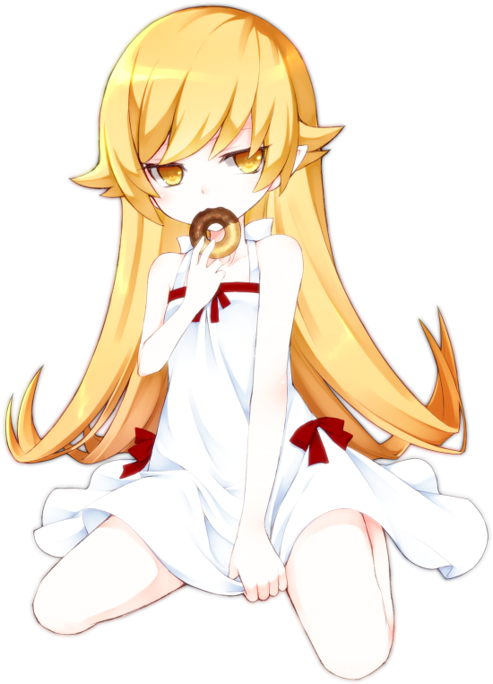 Shinobu From The Monogatari Clipart (850x850), Png Download