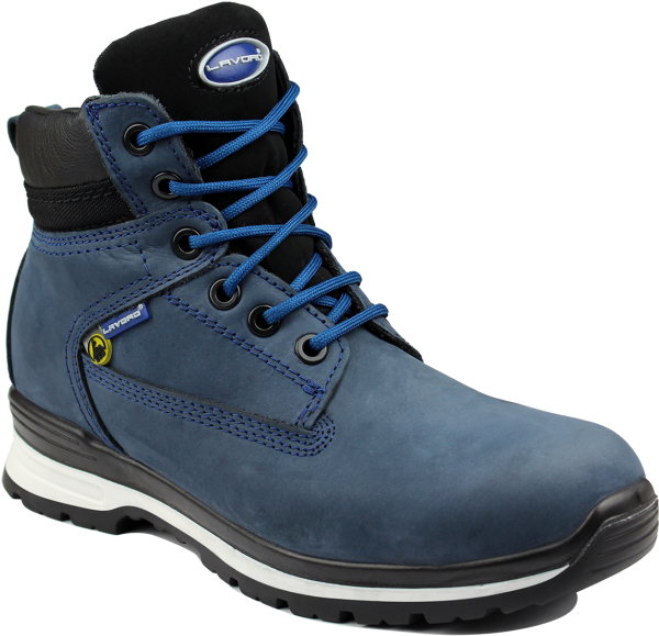 E18 - Blue - Steel-toe Boot Clipart (650x606), Png Download