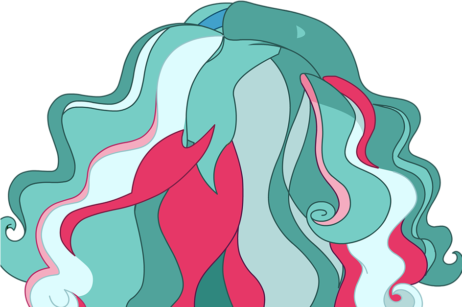 30 Pm 134556 Avatar Look Hair Back Raven Default - Illustration Clipart (943x662), Png Download