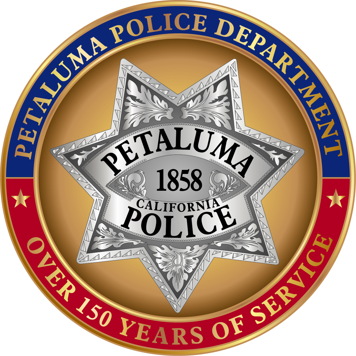 Petaluma Police Department Clipart (1228x1228), Png Download