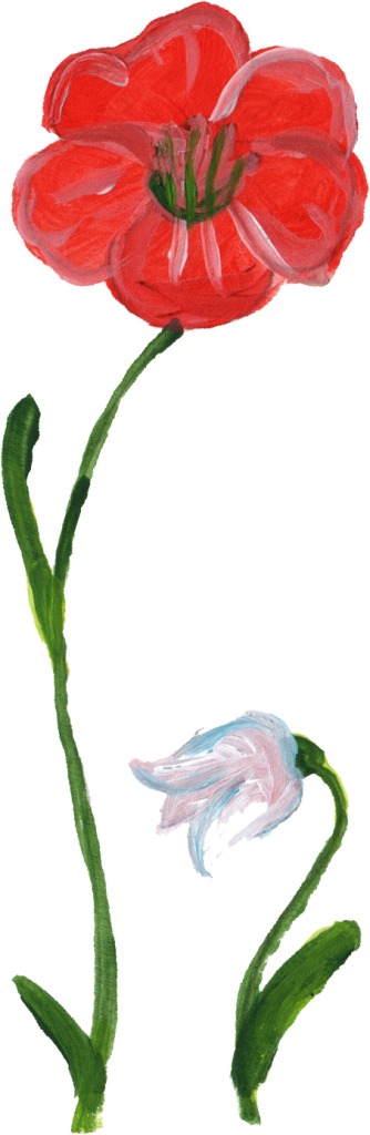 Png File Size - Transparent Flower Paint Png Clipart (334x1024), Png Download
