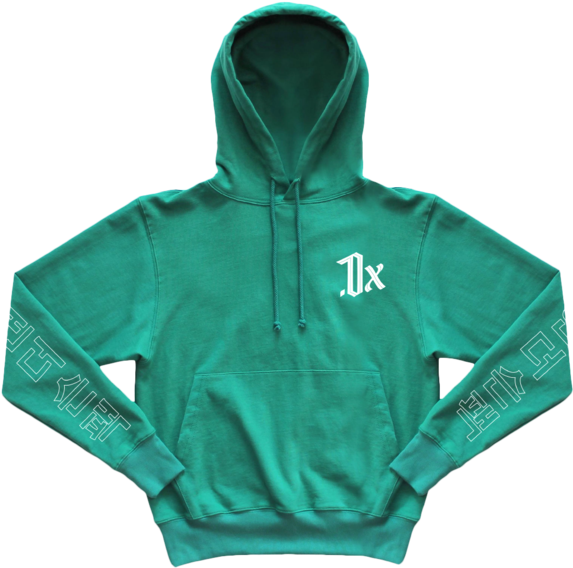 Ox Teal Pullover Hoodie Digital Album - Hoodie Clipart (600x600), Png Download