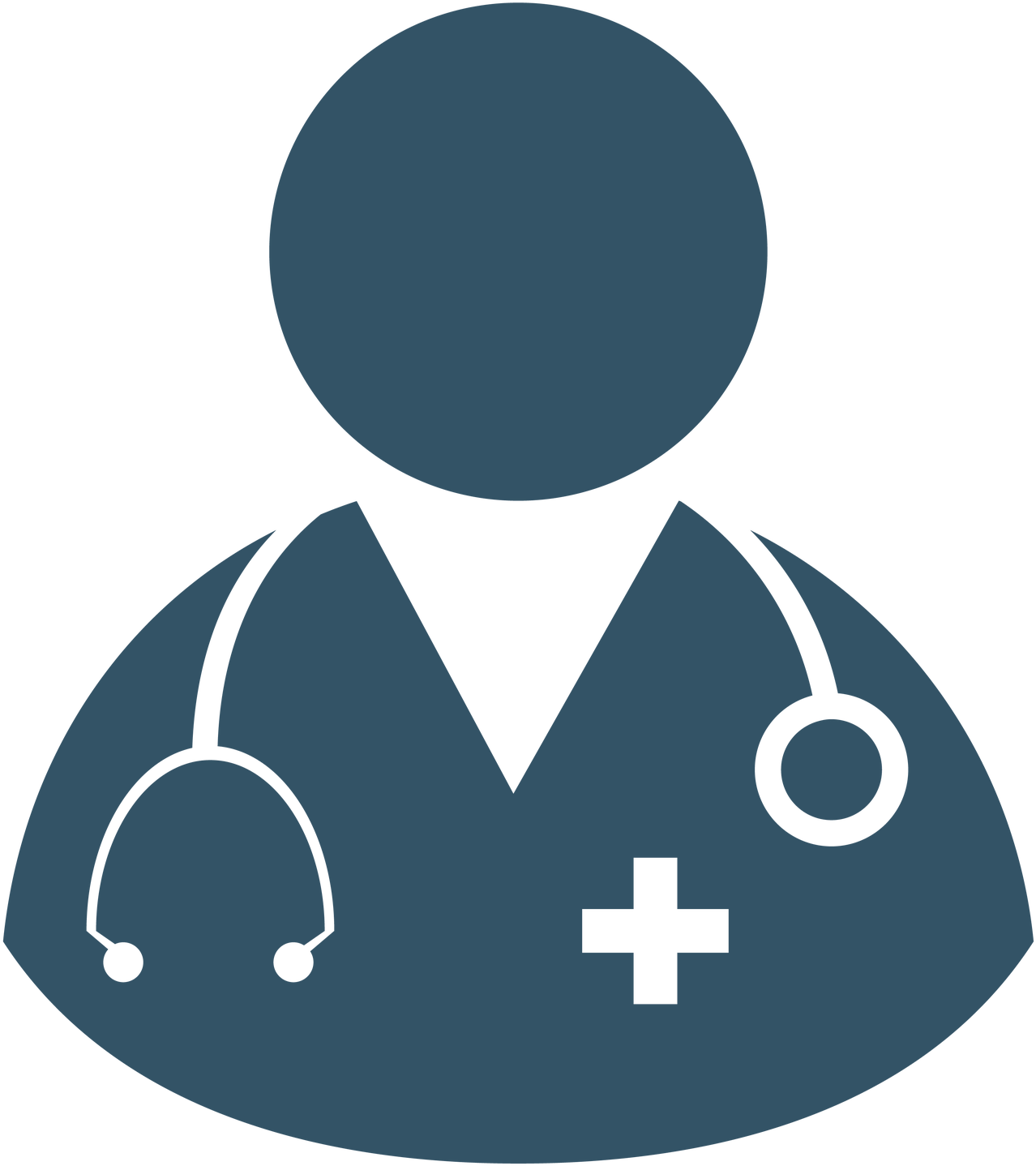 Blue Veterinarian Icon - Veterinarian Icon Png Clipart (1355x1500), Png Download