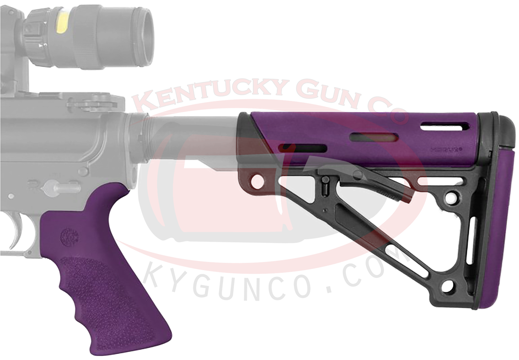 Hogue Buttstock Clipart (1800x1337), Png Download