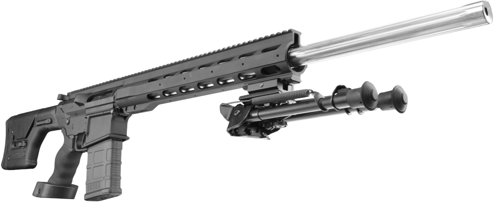 Anderson Am 10 Sniper - Sniper Rifle Clipart (1000x411), Png Download