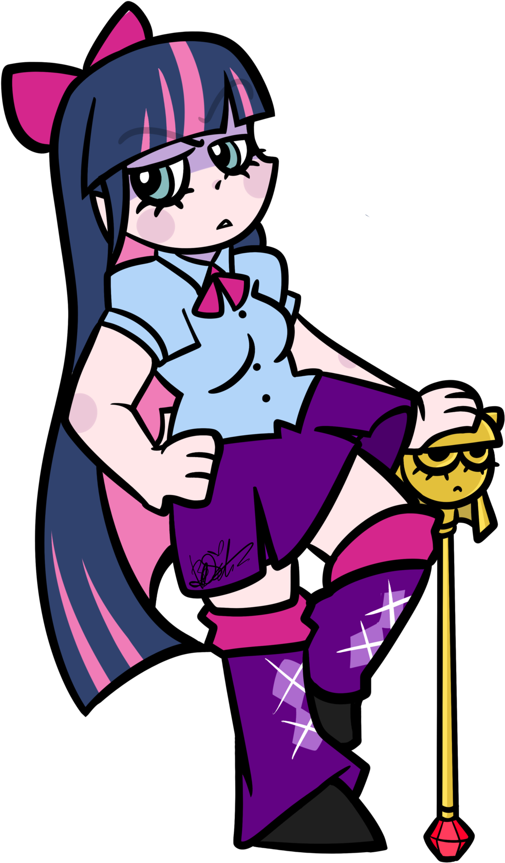 Anime Girl Clipart Hood - Artist - Png Download (1024x1745), Png Download