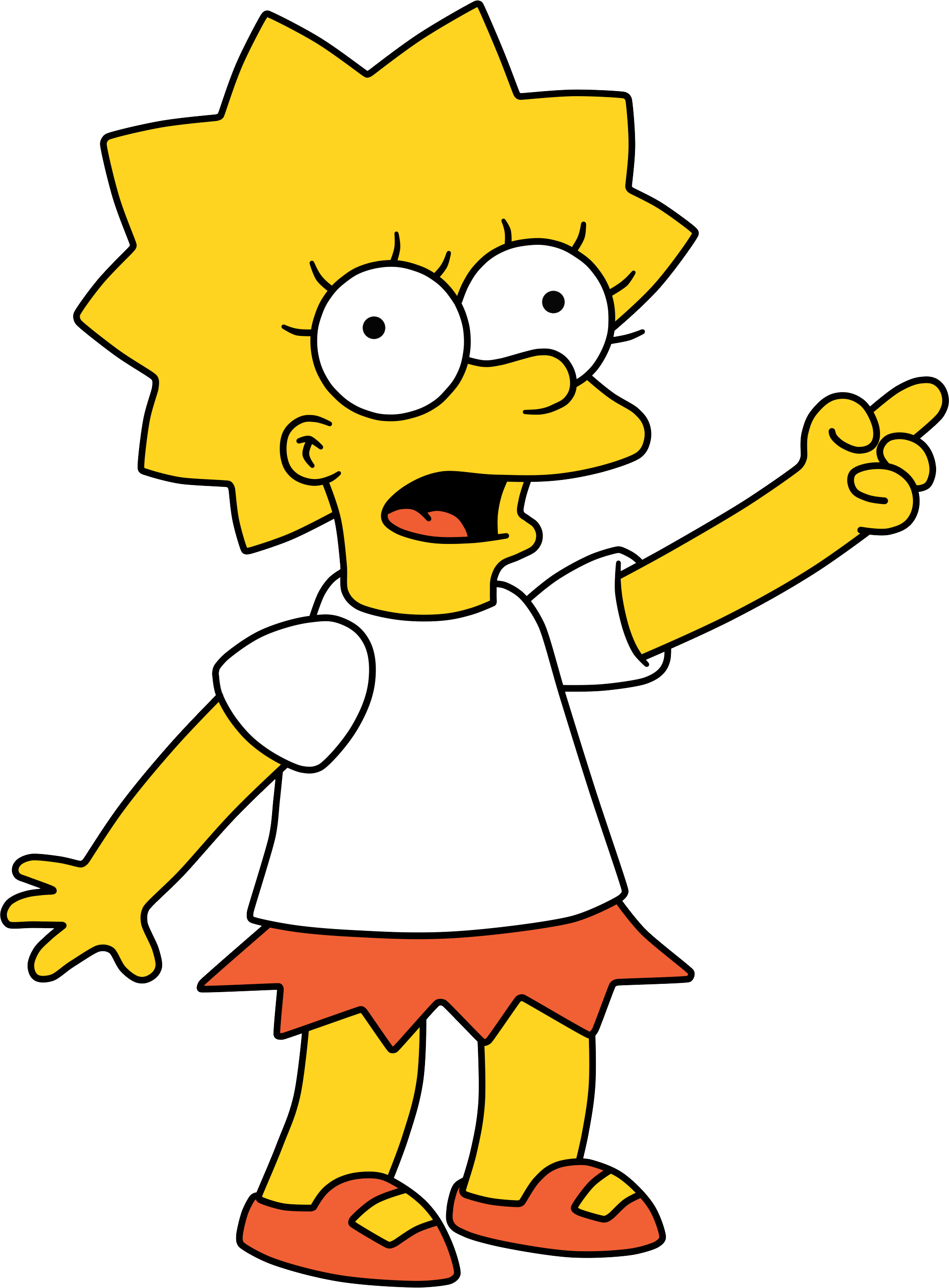 Download - Lisa The Simpsons Png Clipart (2061x2799), Png Download