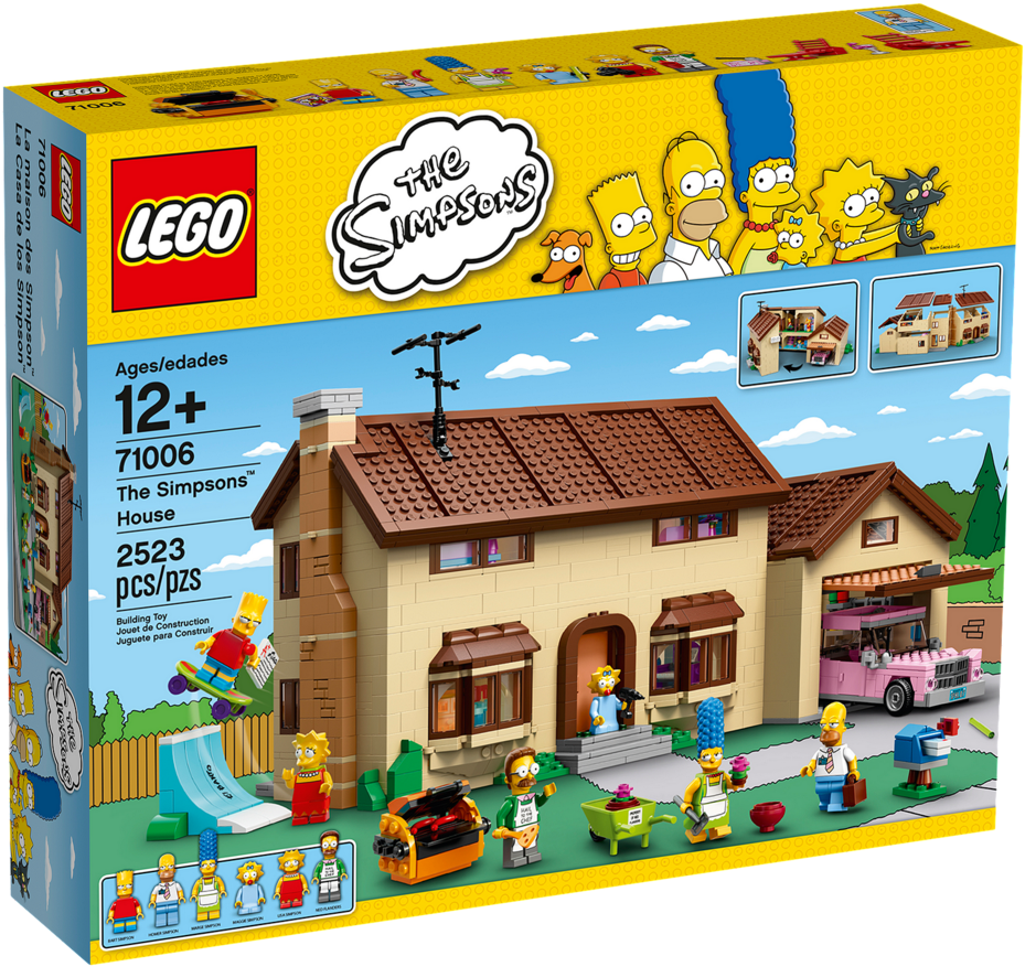 Casa Dos Simpsons Lego Clipart (1200x900), Png Download