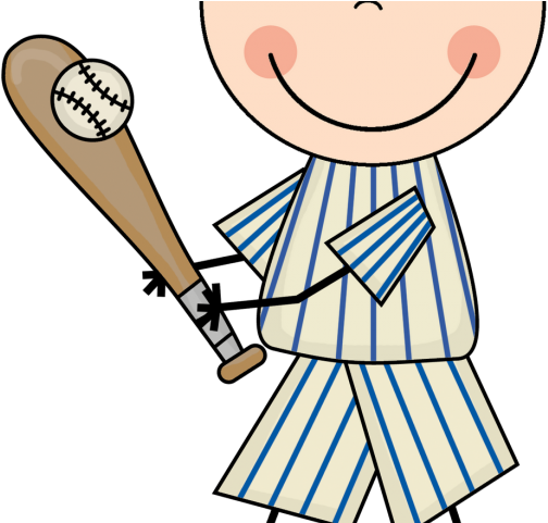 Clip Art Royalty Free Stock Pictures Free Download - Boys Playing Baseball For Coloring - Png Download (640x480), Png Download
