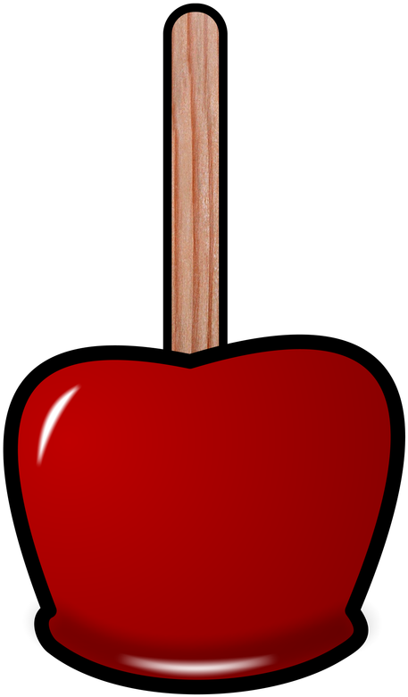 Toffee Apple / Candy Apple - Toffee Apple Png Clipart (800x800), Png Download