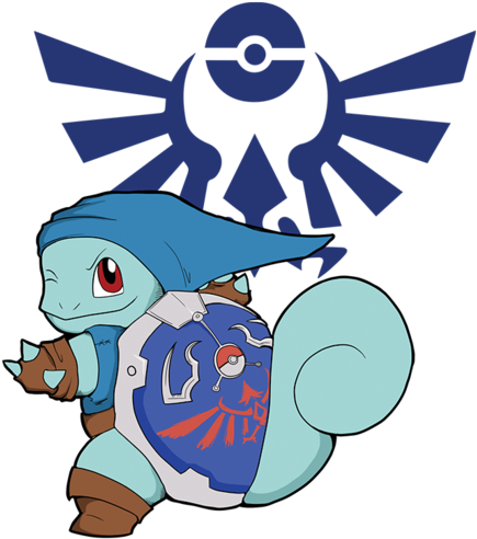 Hylian Squirtle - Zelda Triforce Clipart (630x630), Png Download