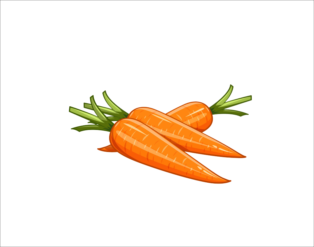 Graphic Free Download Carrot Clipart Zanahoria - Illustration Carrot Png Transparent Png (1024x806), Png Download