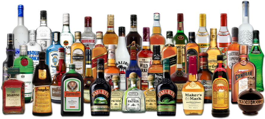 Spirits Liquor Clipart (1140x400), Png Download