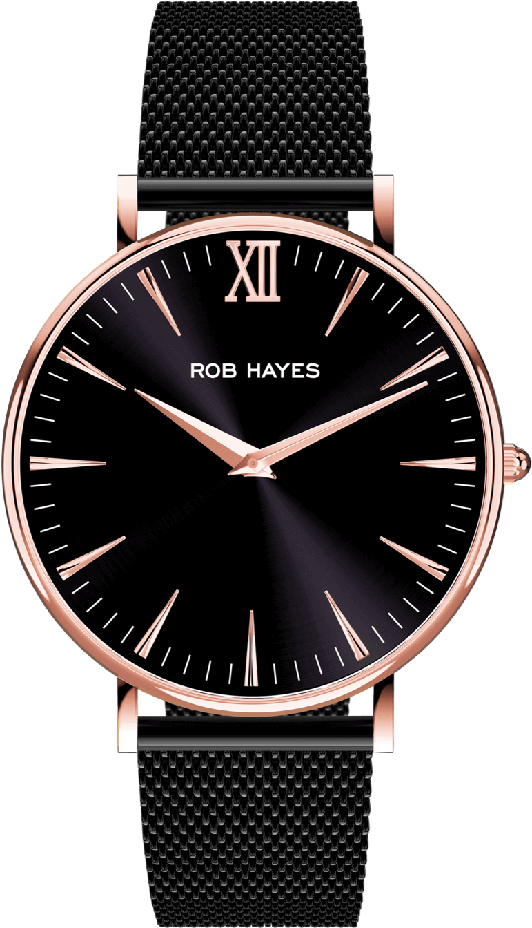 Los Angeles - Daniel Wellington Black Cornwall Clipart (1468x1467), Png Download