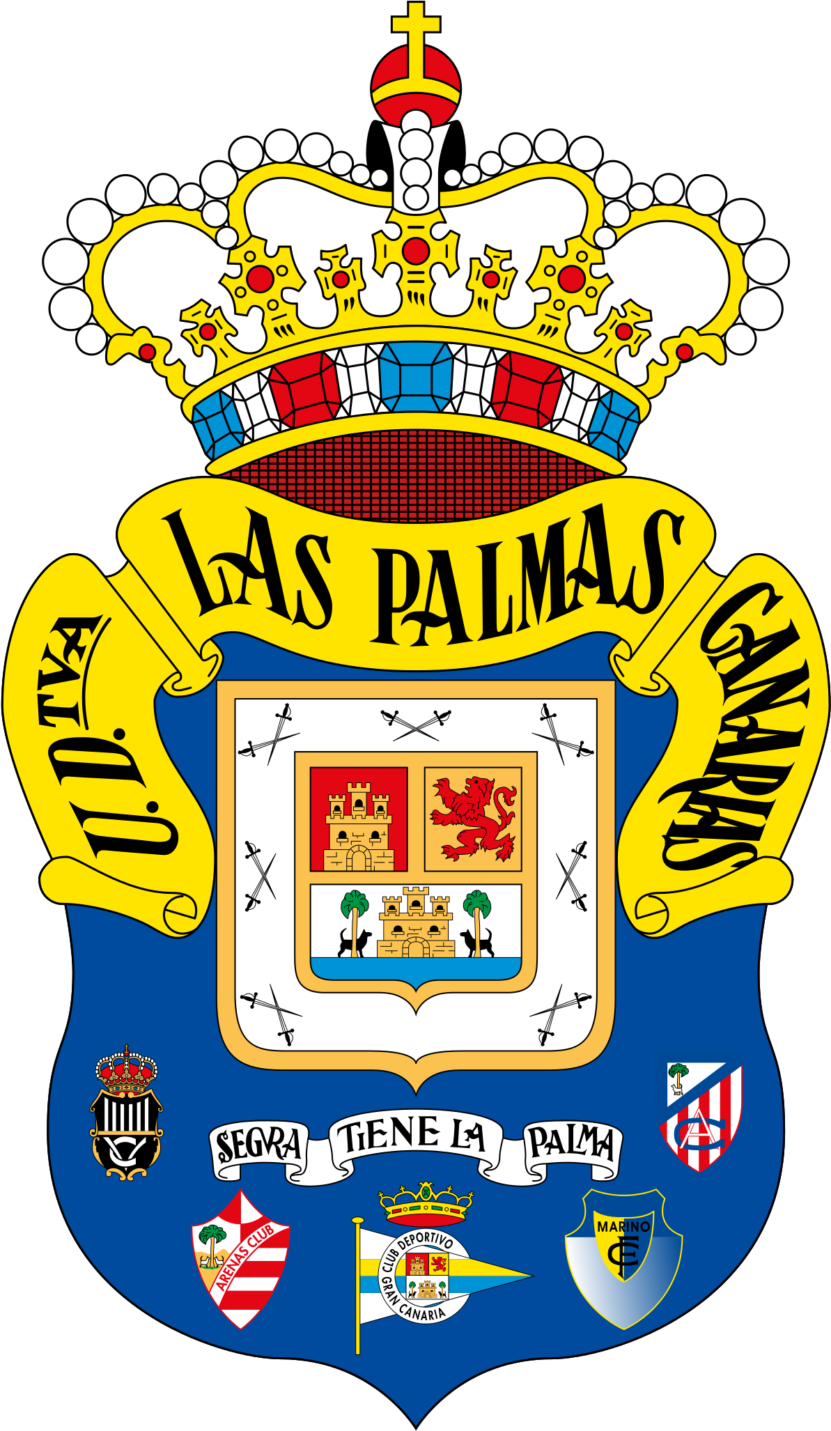 Las Palmas Logo Png Clipart (1200x2068), Png Download