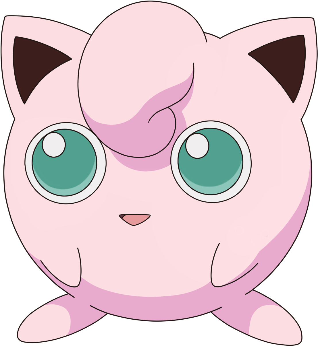 Приди - Pokemon Jigglypuff Png Clipart (1393x1410), Png Download