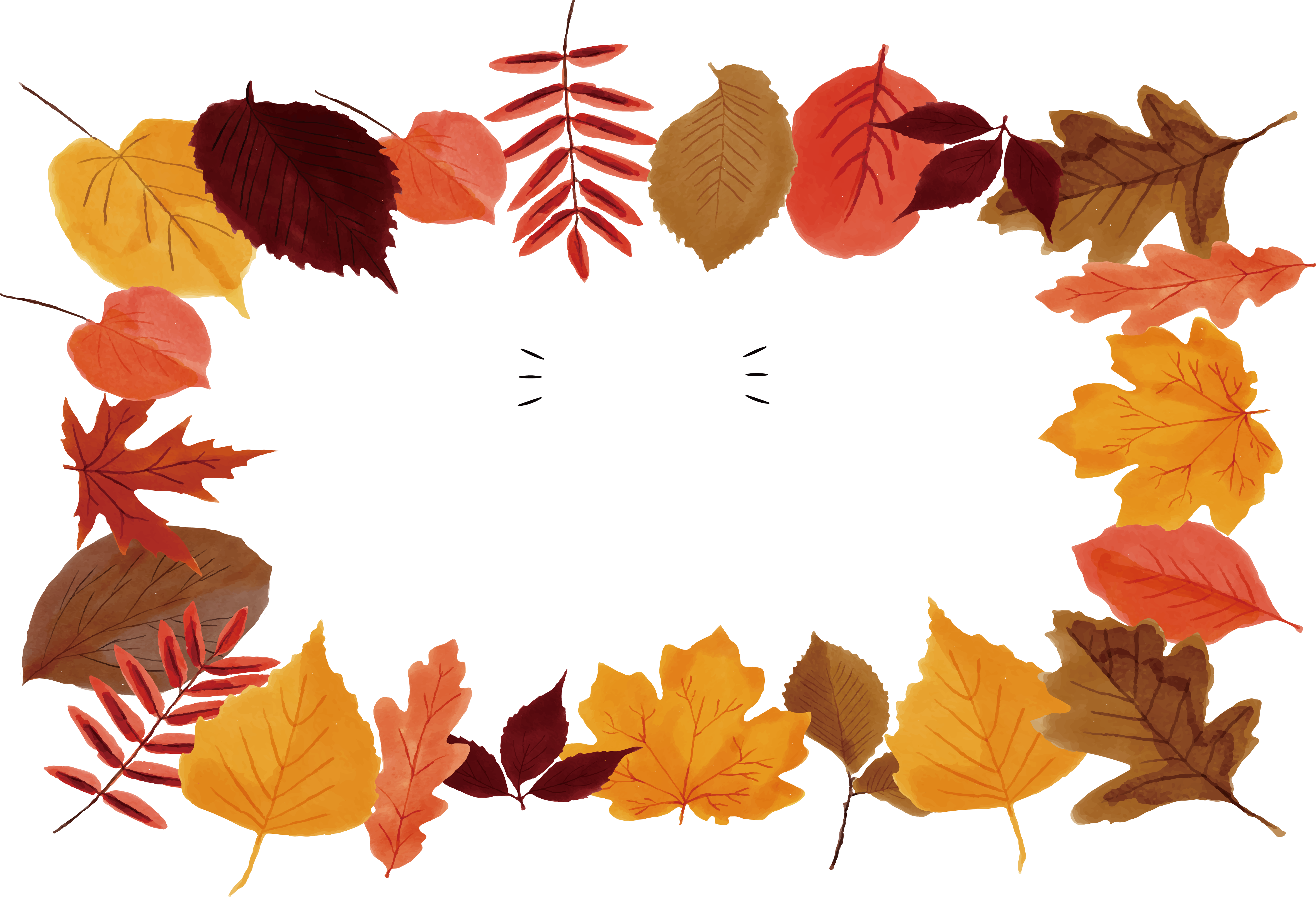 Image Royalty Free Library Autumn Vector Watercolour - Watercolor Painting Clipart (4722x3219), Png Download