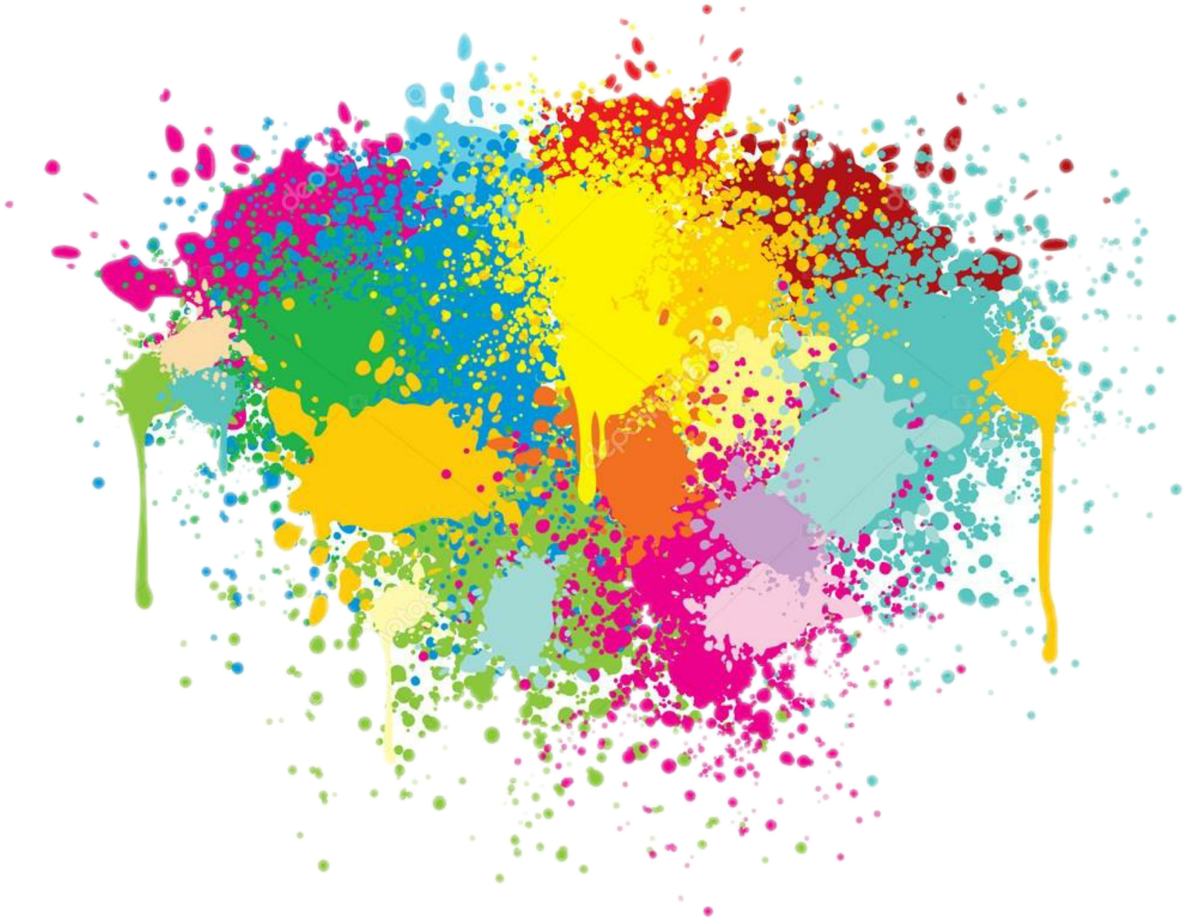 Painting Colors Splash Png , Png Download Clipart (989x767), Png Download