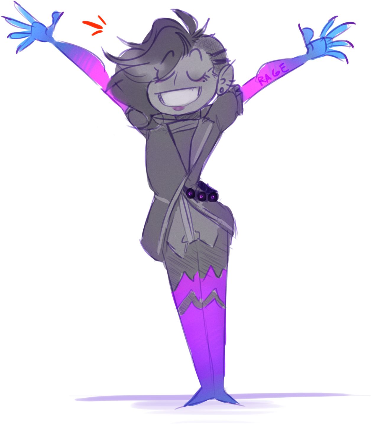 Overwatch Sombra Png - Transparent Sombra Overwatch Png Clipart (1280x1528), Png Download