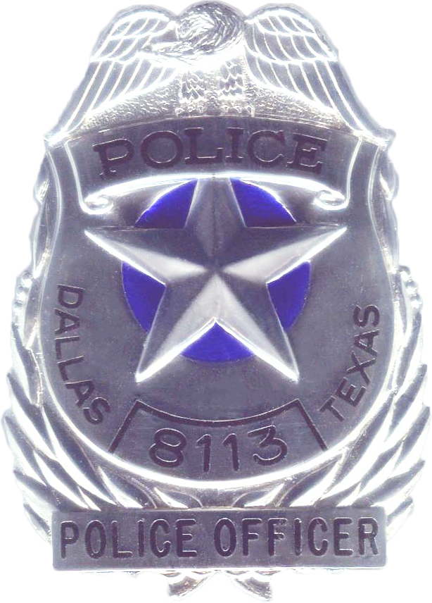 614 X 856 2 - Dallas Police Hat Badge Clipart (614x856), Png Download