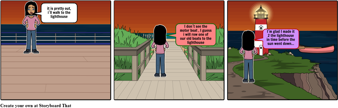 Lighthouse - Cartoon Clipart (1164x385), Png Download