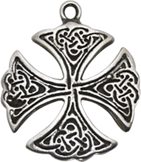 Round Celtic Cross Necklace - Celtic Cross Clipart (555x555), Png Download