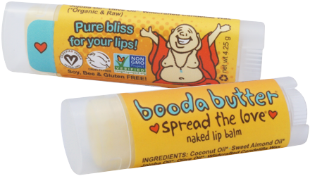 Booda Butter ❤ Naked Lip Balm - Buddha Butter Chapstick Clipart (555x555), Png Download