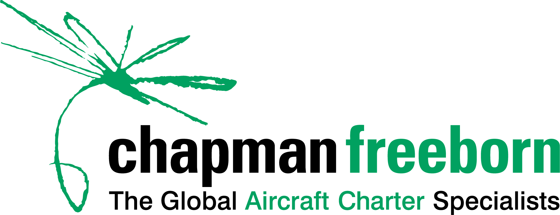 Logo - Chapman Freeborn Air Charter Clipart (1875x722), Png Download