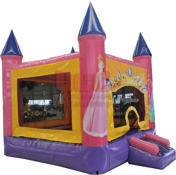 Princess Bounce Right - Inflatable Clipart (1000x750), Png Download