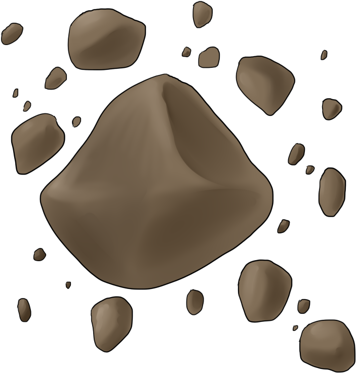 Asteroid Cliparts - Asteroids Clipart - Png Download (800x800), Png Download