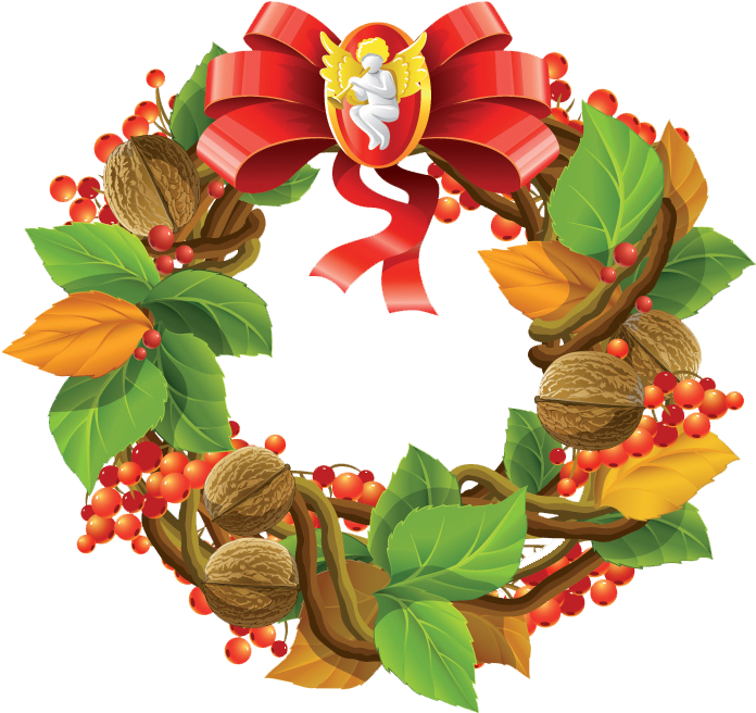 09 Dec 2011 - Decoracion De Navidad Vector Clipart (711x693), Png Download