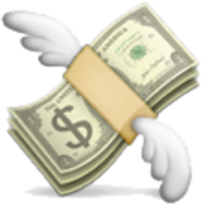 800 X 800 6 - Flying Money Emoji Transparent Clipart (800x800), Png Download