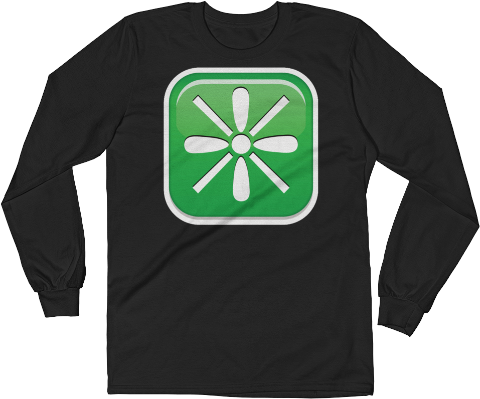 Men's Emoji Long Sleeve T Shirt - Infamous T Shirt Clipart (1000x1000), Png Download