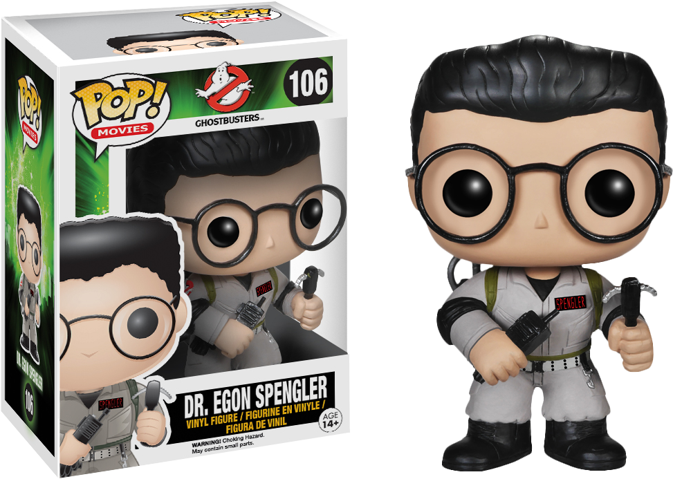 Egon Spengler Pop Vinyl Figure - Funko Pop Egon Spengler Clipart (1050x750), Png Download