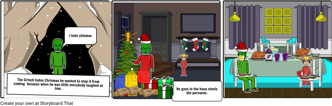 The Grinch - Cassiana - Cartoon Clipart (1164x385), Png Download