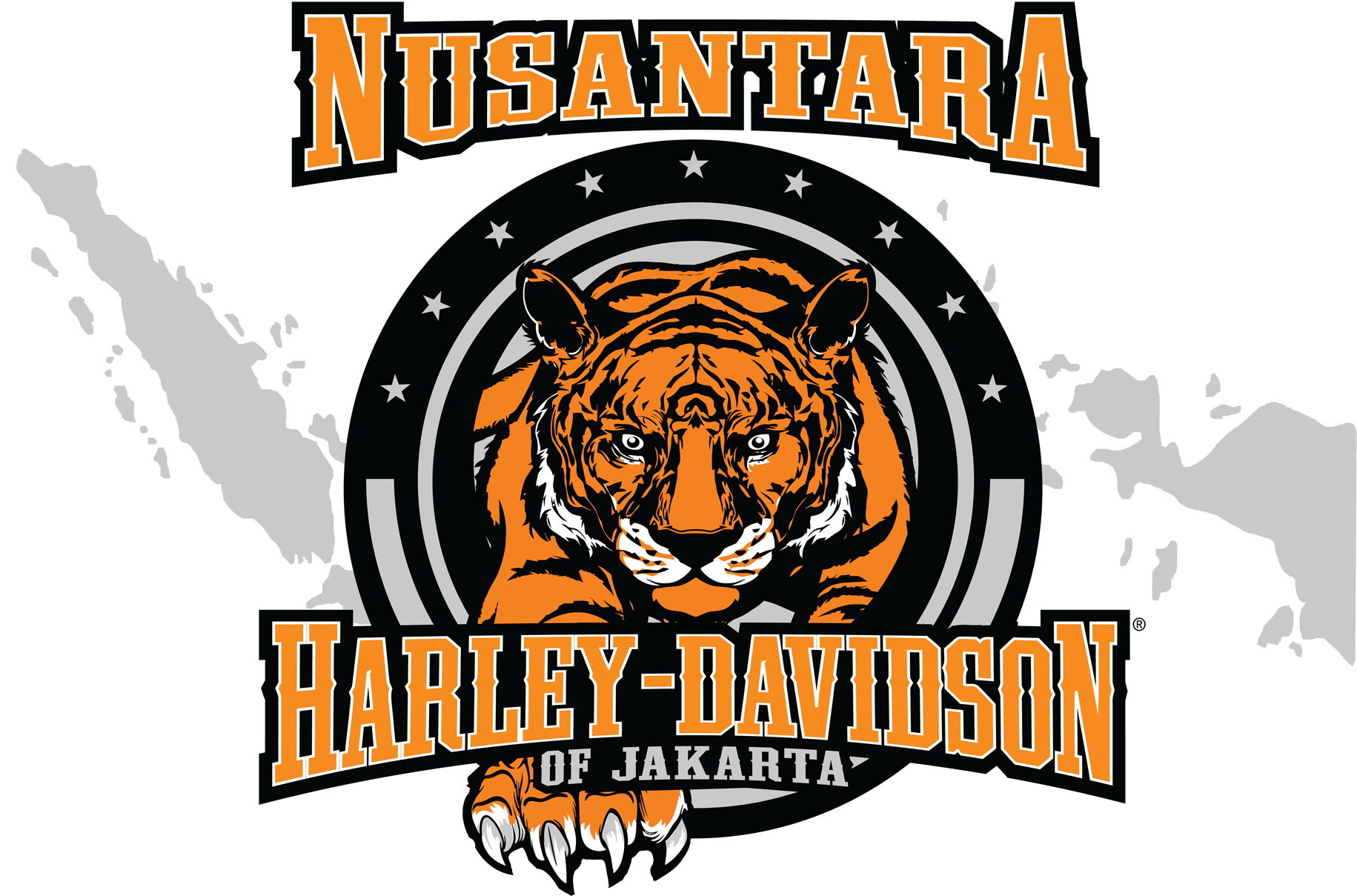 H D Nusantara Harley Davidson Of Jakarta - Nusantara Harley Davidson Indonesia Clipart (1831x1209), Png Download