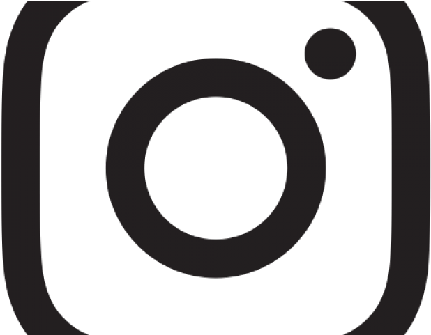 Instagram Clipart Instagram Symbol - Instagram Png Bw Transparent Png (640x480), Png Download