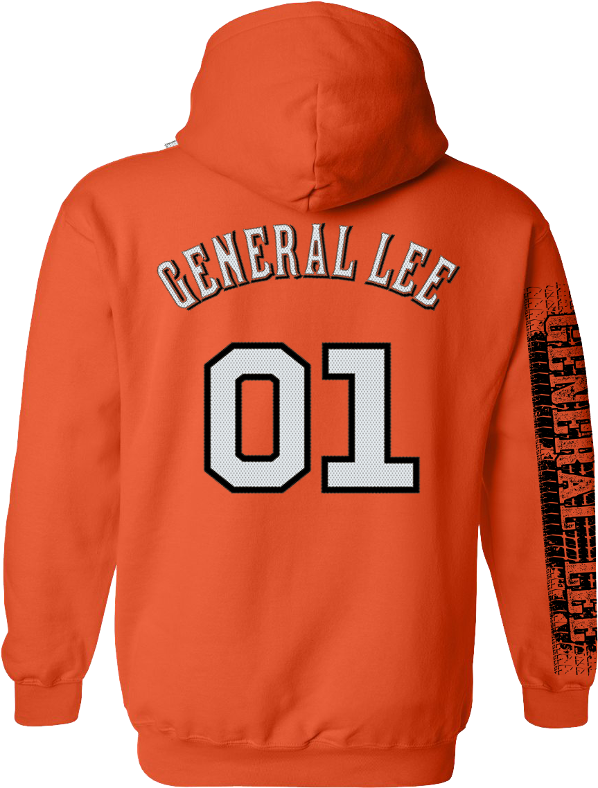 New “01 General Lee” Hoodie - Hoodie Clipart (1000x1250), Png Download