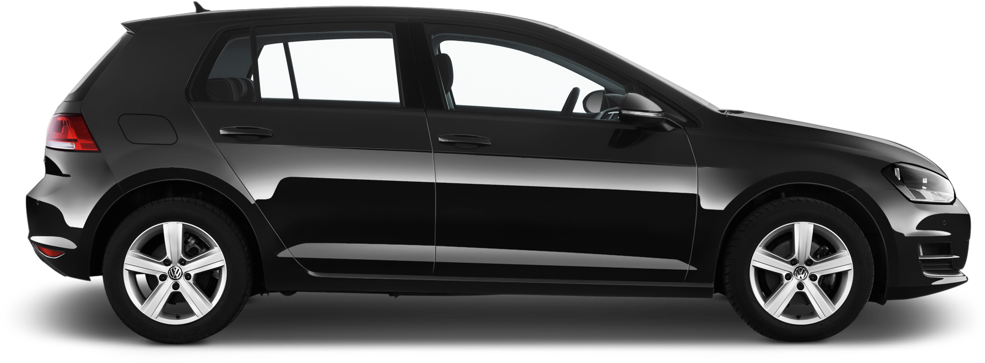 Volkswagen Golf Company Car Side View Clipart (1930x713), Png Download