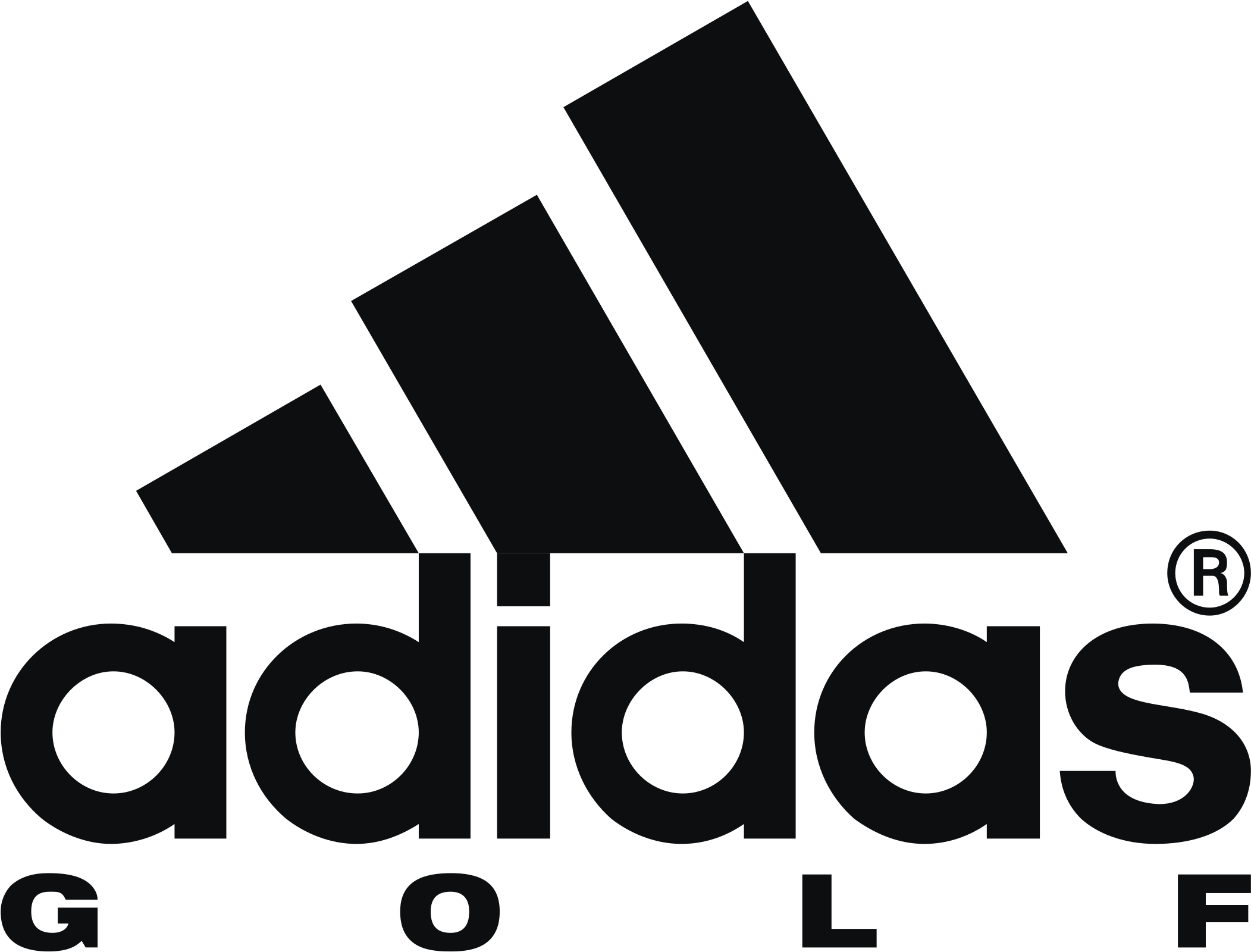 Adidas Golf Logo Png Transparent - Transparent Png Adidas Png Clipart (2400x2400), Png Download